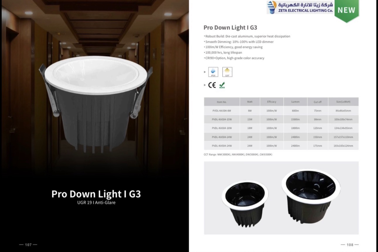 Screenshot Pro Down Light I G3 - Image 1