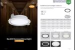 Backlit Recessed Downlight | Canless G1