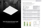 Ultra-thin Back-lit Panel Light