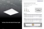 Surface Ultra-thin Back-lit Panel Light